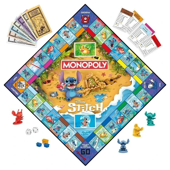 Monopoly Stitch Kutu Oyunu ürün görseli 1