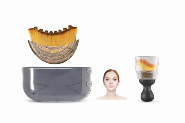 Lenfatik Drenaj Fırçası Yüz & Vücut Masaj Kuru Fırça Lenfatik Akış Stimülatörü Şişlik Azaltıcı Masaj Aracı, Cilt Arındırıcı, Şekillendirici Ergonomik Tasarım (Hediyeli) ürün görseli 1