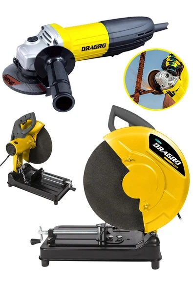 DRAGRO Alman Daflong Series 4200 W Professional Profil Ve Metal Kesme Makinası 355mm 3000 W Taşlama ürün görseli 1