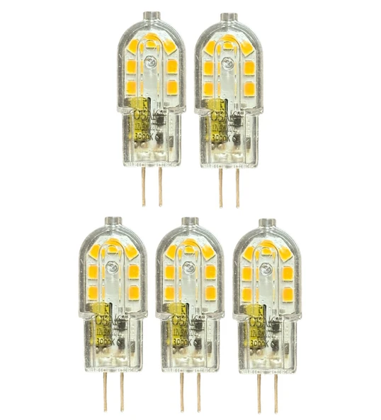 Osaka LED127 12V 3w 3000k Sarı Işık G4 Duylu Led Kapsül Ampul - 5 ADET ürün görseli 1