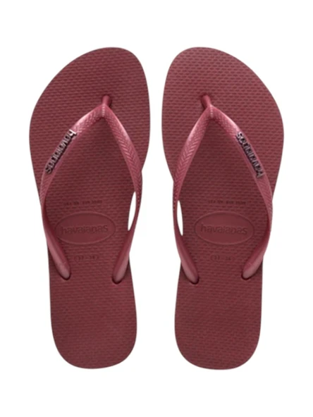 Havaianas   SLIM LOGO METALLIC Kadın Bordo Terlik - 4119875 ürün görseli 1