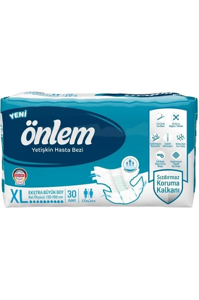 Yetişkin Bezi Bel Bantlı Tekstil Yüzey XL - Extra Large - Ekstra Büyük (30 Adet) ürün görseli 1