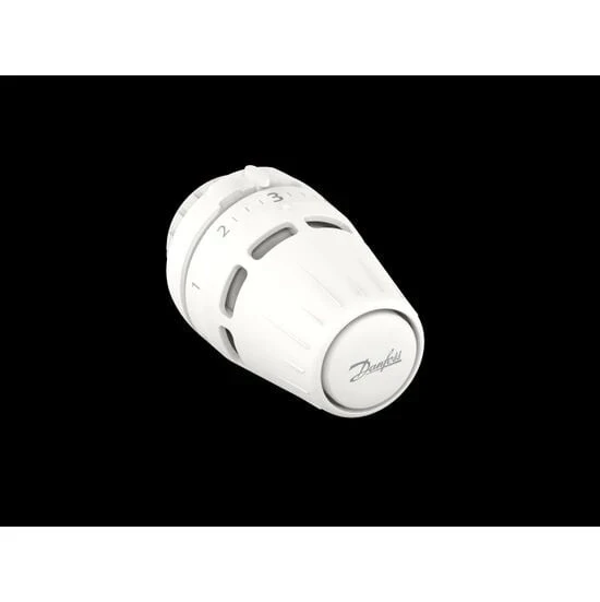 Danfoss Sıvı Sensörlü Termostatik Vana Kafası-Alt ve Üst Sıcaklıklar Limitlenebilir, 8-28c Arası Ayarlanabilir, Geçme Klik Bağlantı, Beyaz ürün görseli 1