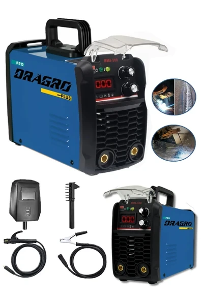 DRAGRO Profesyonel Dijital Göstergeli 250 Amper Inverter Kaynak Makinesi ürün görseli 1