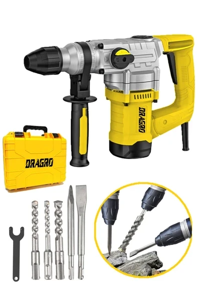 DRAGRO Profesyonel 6 Kg 40 Joule 28mm Kırıcı Delici Hilti Darbeli Hilti ürün görseli 1