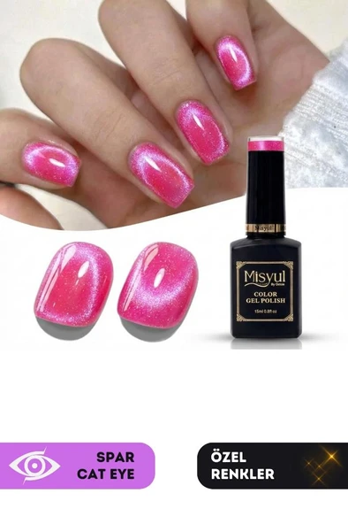 Misyul UV Led Kalıcı Oje Nail Art 15 ml Spar Cat Eye Sc08 ürün görseli 1