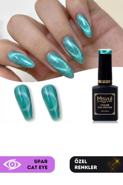 Misyul UV Led Kalıcı Oje Nail Art 15 ml Spar Cat Eye Sc14 ürün görseli 1