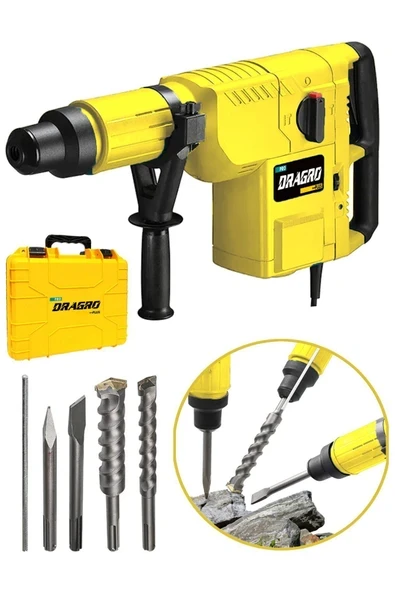 DRAGRO Alman 4200 Turbo X-Series 11 Kg Kırıcı Delici Hilti SDS Max 3 Fonksiyonlu ürün görseli 1