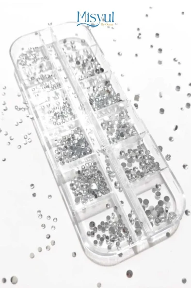 Misyul Swarovski 12 Gözlü Tırnak Süsleme Taşı MIS-3521 ürün görseli 1