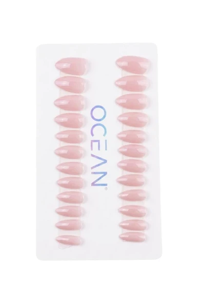 Ocean Profesyonel Takma Tırnak Seti Glazed Pink EBAY-204 ürün görseli 1