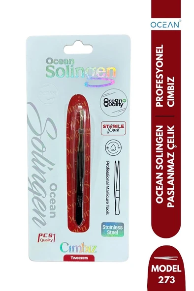Ocean Solingen Cımbız Gold İnce Ağız ASU-273 ürün görseli 1