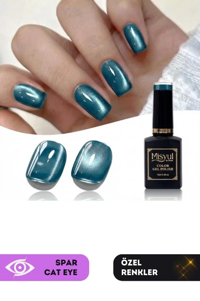 Misyul UV Led Kalıcı Oje Nail Art 15 ml Spar Cat Eye Sc04 ürün görseli 1