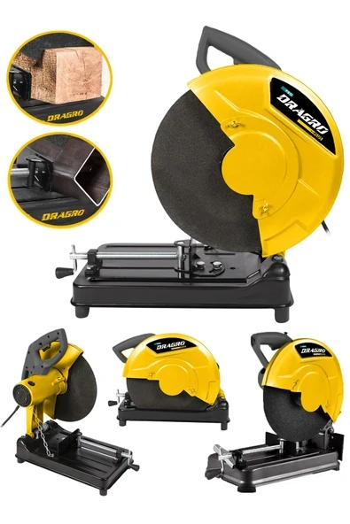 DRAGRO Alman Daflong Series 4200 W Professional Profil Ve Metal Kesme Makinası 355mm Hx355 ürün görseli 1