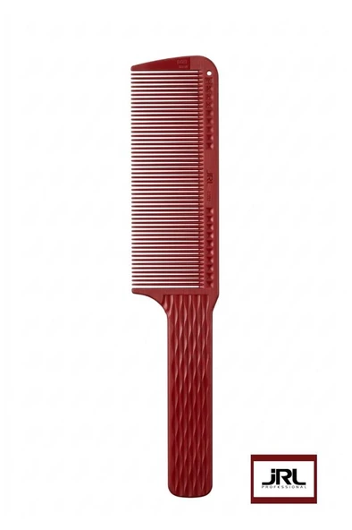 JRL J202 24.4 cm V-Dişli Seramik Seri Profesyonel Makine Üstü Kesim Tarağı Kırmızı ürün görseli 1