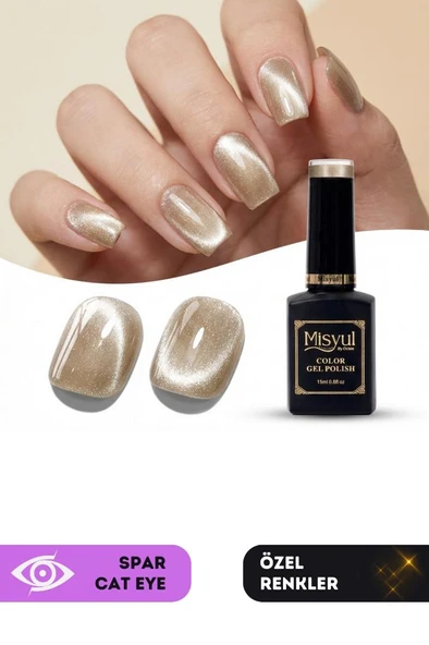 Misyul UV Led Kalıcı Oje Nail Art 15 ml Spar Cat Eye Sc02 ürün görseli 1