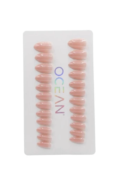 Ocean Profesyonel Takma Tırnak Seti Glazed Dark Pink EBAY-206 ürün görseli 1