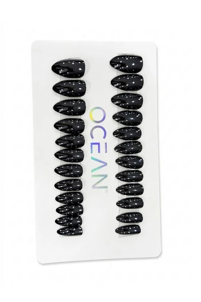 Ocean Profesyonel Takma Tırnak Seti Glazed Dark EBAY-208 ürün görseli 1