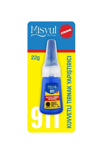 Misyul 911 Kuvvetli Tırnak Yapıştırıcı 22 Gr MIS-2401 ürün görseli 1