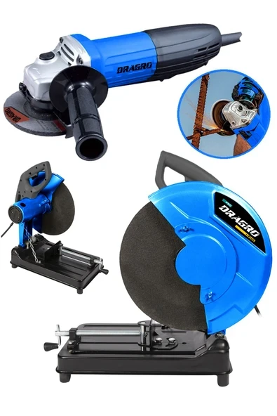 DRAGRO Alman Daflong Series 4200 W Professional Profil Ve Metal Kesme Makinası 355mm 3000 W Taşlama ürün görseli 1