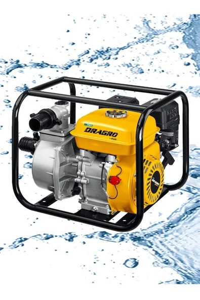 DRAGRO Alman 9.9 Hp Turbo Benzinli Su Motoru 2 Parmak ürün görseli 1