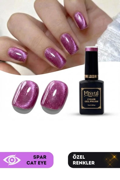 Misyul UV Led Kalıcı Oje Nail Art 15 ml Spar Cat Eye Sc13 ürün görseli 1
