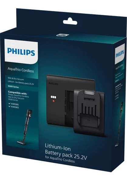 Philips Aqua Trio Kablosuz Süpürge Aksesuarı, Lityum Iyon Pil Paketi 25,2V, XV1797/01 ürün görseli 1