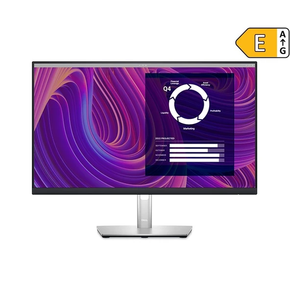 DELL P2423D 23.8" 8MS 2K 2560x1440 HDMI/DP PIVOT 60HZ SİYAH FULL HD IPS MONITOR ürün görseli 1