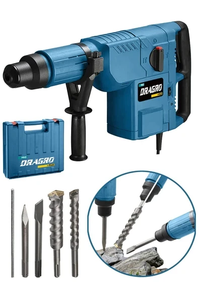 DRAGRO Alman 4200 Turbo X-Series 11 Kg Kırıcı Delici Hilti SDS Max 3 Fonksiyonlu ürün görseli 1