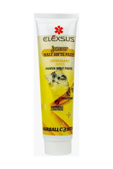 Elexsus Yavru Kedi Multivitamin Macunu ve İştah Açıcı Takviye | Tüy Yumağı Önleyici Malt Macunu 100 GR ürün görseli 1