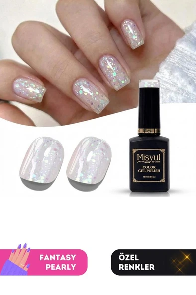 Misyul UV Led Kalıcı Oje Nail Art 15 ml Fantasy Pearly P04 ürün görseli 1