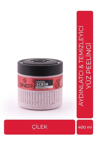 Sinep Pro-Care Scrub Aydınlatıcı ve Temizleyici Yüz Peelingi 400 ml Çilek ürün görseli 1