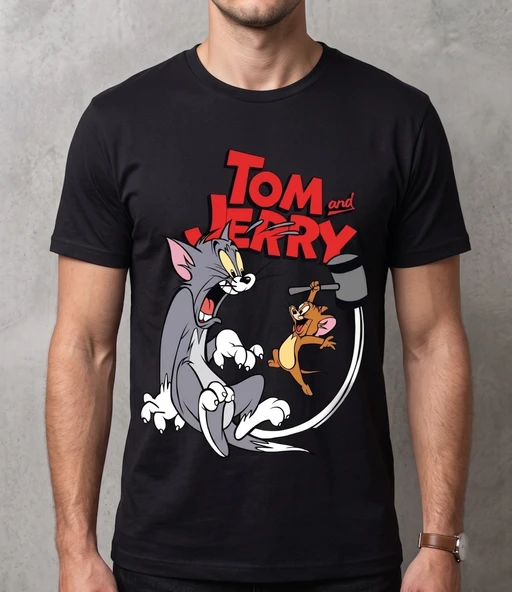 Tom Jery karakteri DTF Baskı Ütü ile yapıştırılabilinir ürün ürün görseli 1