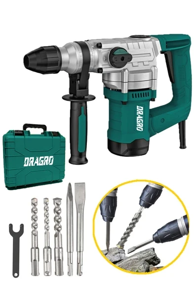 DRAGRO Profesyonel 6 Kg 40 Joule 28mm Kırıcı Delici Hilti Darbeli Hilti ürün görseli 1