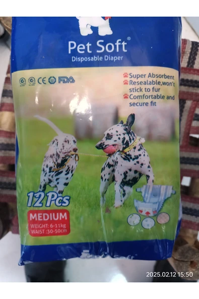 Pet Soft Köpek çiş ve regl bezi M beden ürün görseli 1