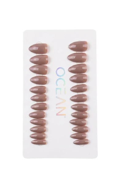 Ocean Profesyonel Takma Tırnak Seti Glazed Chocolate EBAY-212 ürün görseli 1