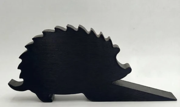 Dekoratif Kirpi Formlu Kapı Stoperi - 3D Yazıcı Tasarımı Modern Kapı Tutucu ve Minimalist Ev Aksesuar ürün görseli 1