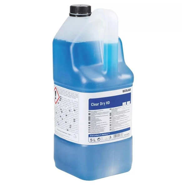 ECOLAB Clear Dry HD Sert Sularda Etkili Konsantre Durulama Maddesi 5 L ürün görseli 1