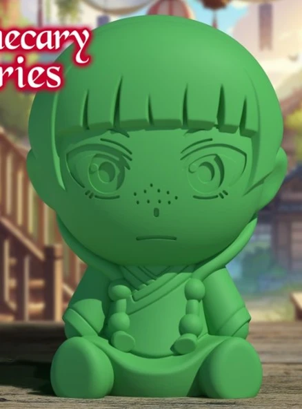 Sevimli Chibi Maomao Figürü - The Apothecary Diaries Anime Karakteri Masaüstü Dekorasyonu ürün görseli 1