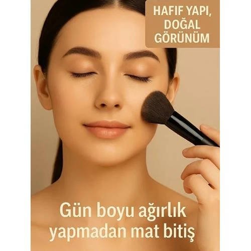 Cecile Keçi Sütlü Mat Pudra - 03 - Resim 4