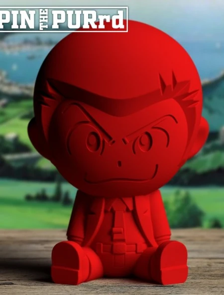 Sevimli Chibi Gaara Figürü - Naruto Kazekage Dekoratif Masaüstü Anime Heykelcik ürün görseli 1