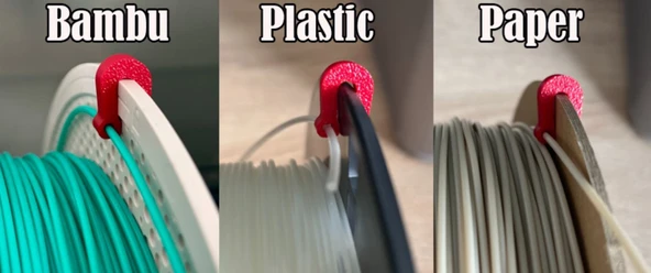 3D Yazıcı Filament Sabitleyici Klips - Karışıklık Önleyici Rulo Tutucu - Atölye Yardımcısı ürün görseli 1