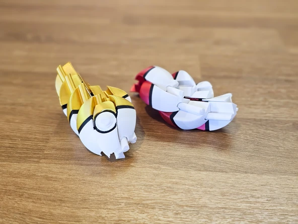 Kırmızı Gamer Hediyesi Hareketli Ejderha 1 adet - Poketop Tasarım Dekoratif Masa Oyuncağı ürün görseli 1