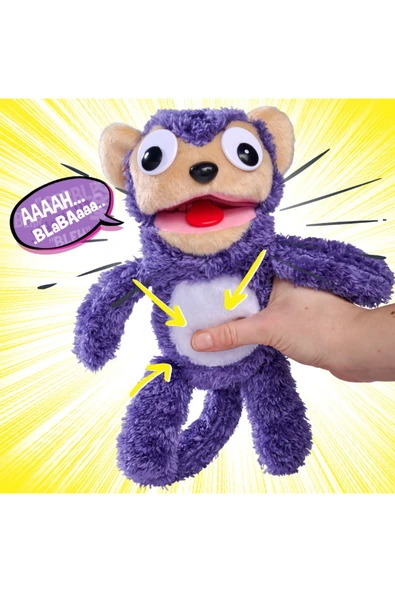 ScreamerZ Sesli Peluş Çılgın Maymun - Resim 4