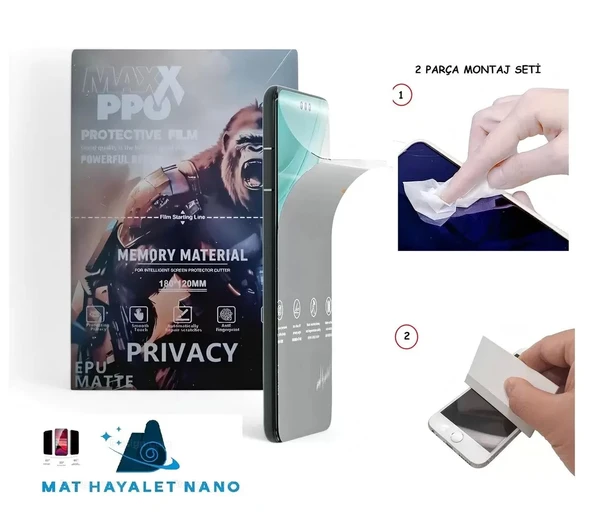 Honor 600 Uyumlu NANO Ekran Koruyucu Esnek ULTRA İnce - MAXXPRO - MAT HAYALET ürün görseli 1