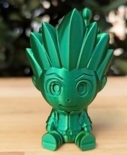 Sevimli Chibi Gon Freecss Figürü - Hunter x Hunter Anime Karakteri Masaüstü Dekorasyonu ürün görseli 1