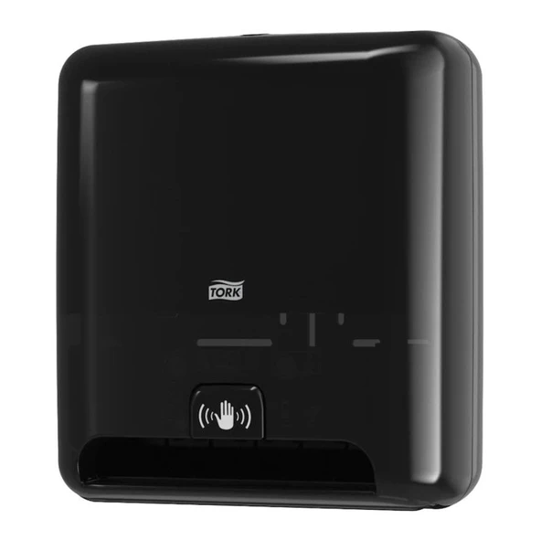 Tork Matic Intuition Sensörlü Kağıt Havlu Dispenseri Siyah  Temassız Otomatik Havlu Verici Tekli ürün görseli 1