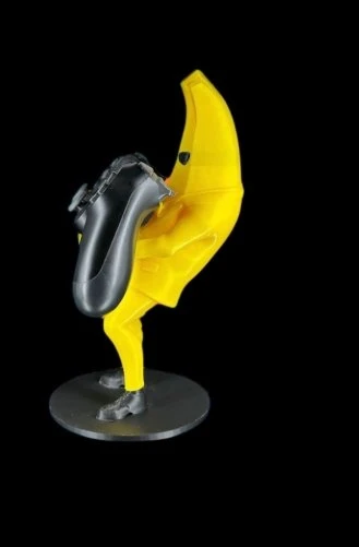 Peely Karakterli Oyun Kolu Standı - PlayStation ve Xbox Uyumlu Dekoratif Joystick Tutucu Gamer Figür Stand ürün görseli 1