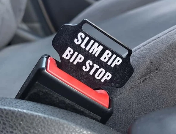 Evrensel Araç Emniyet Kemeri İkaz Susturucu - İnce Tasarım Bip Sesi Kesici Slim Stop ürün görseli 1