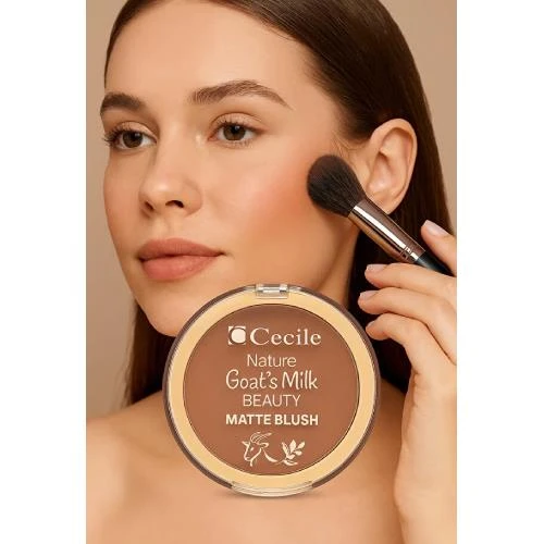 Cecile Keçi Sütlü Matte Blush - 01 - Resim 2