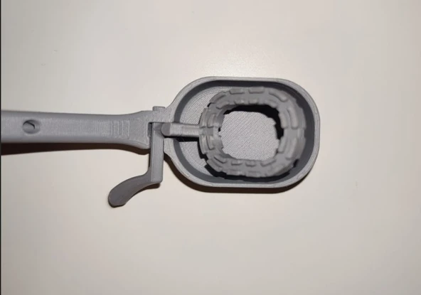 Pratik Baloncuk Üfleme Trompeti - 3D Yazıcı Üretimi Taşınabilir Köpük Oyuncağı ürün görseli 1